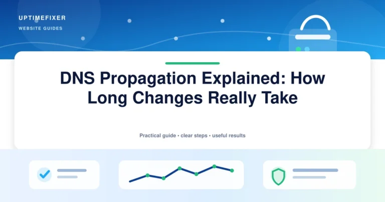 DNS Propagation Explained: How Long Changes Really Take illustrated UptimeFixer guide