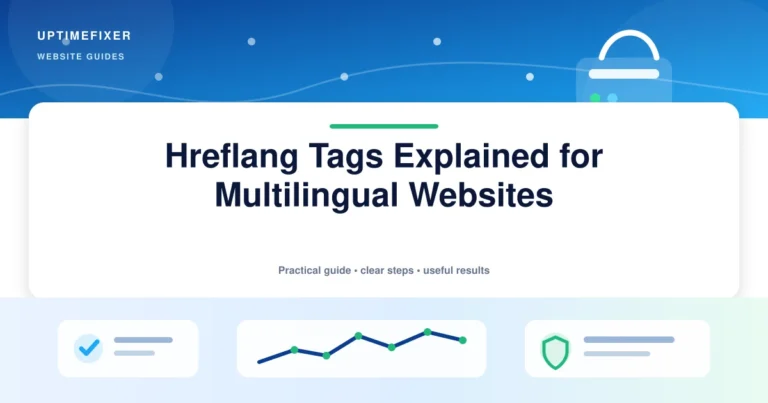 Hreflang Tags Explained for Multilingual Websites illustrated UptimeFixer guide