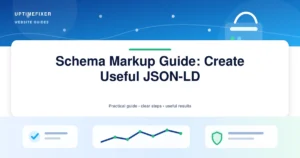 Schema Markup Guide: Create Useful JSON-LD illustrated UptimeFixer guide